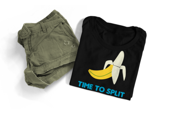 Banana Time to Split SVG