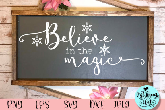 Believe in the Magic Wood Sign SVG Review