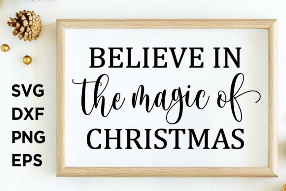 Believe the Magic of Christmas SVG Review: Real-World Design Application
