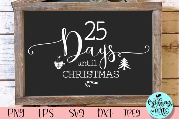 Days Until Christmas Wood Sign SVG Review for Embroidery Projects