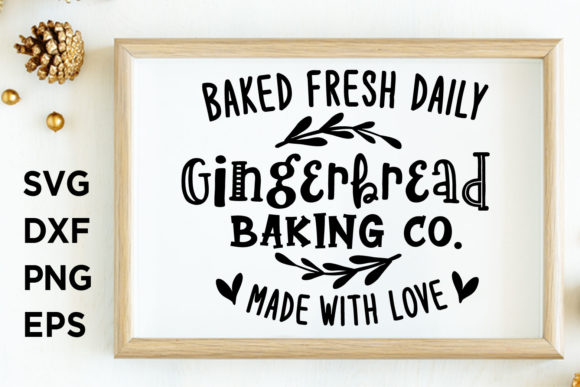 Gingerbread Baking Co SVG