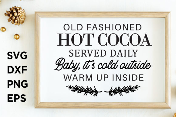 Hot Cocoa Served Daily SVG