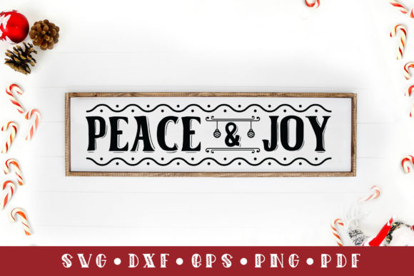 Peace Joy, Christmas Sign SVG Cut File Review for Real Projects